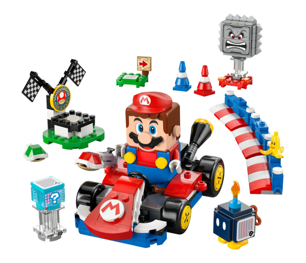 LEGO Super Mario 72043 Mario Kart™ Interaktywna figurkaMario i Standard Kart - 1331715 - zdjęcie 3